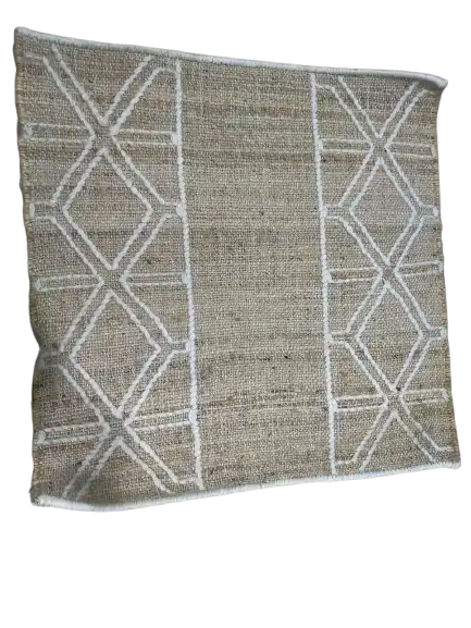 The Caspian Diamond Border Jute Rug - Image 2