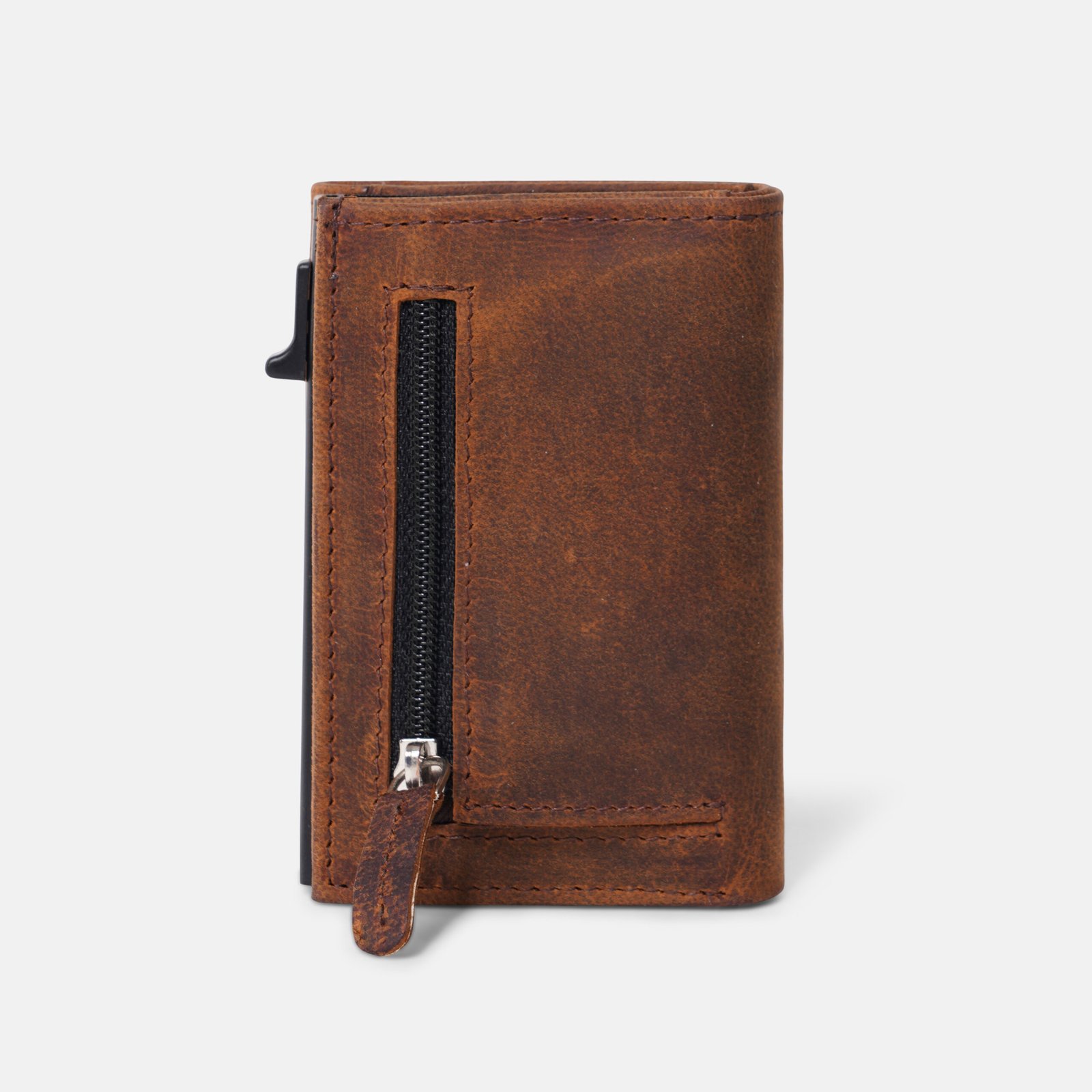 Premium Brown Leather Wallet for Men with Gift Box - Image 3