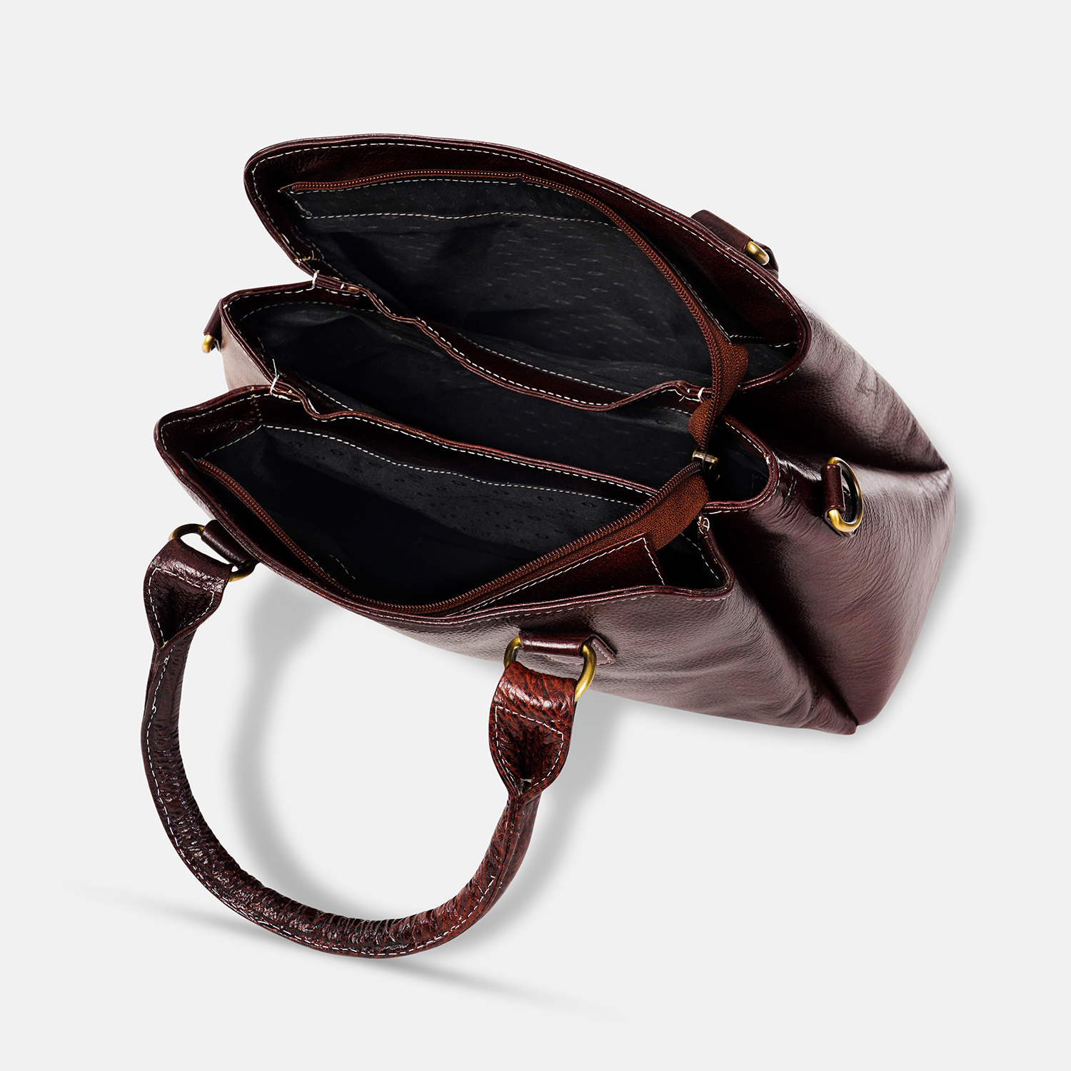 Pure leather handcrafted Medium women Stachel bag - Image 5