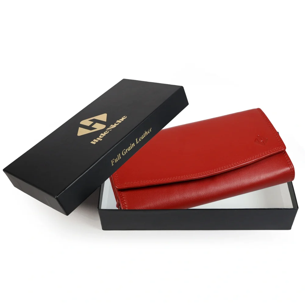 Nuvia Red Genuine Leather