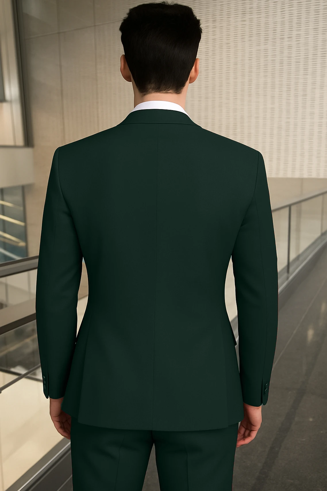 Hide Niche 3 Piece Solid Men Suit - Image 3